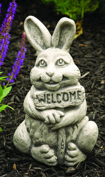 Punky Welcome Rabbit Sculpture